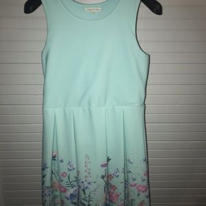 Copper Key Teal Girls Dress.